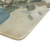 Neutrale Anordnung - gestempelte Blätter Schneidebrett (Ecke)