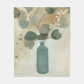 Neutrale Anordnung - Grünflächen in Vase Fleecedecke (Vorderseite)