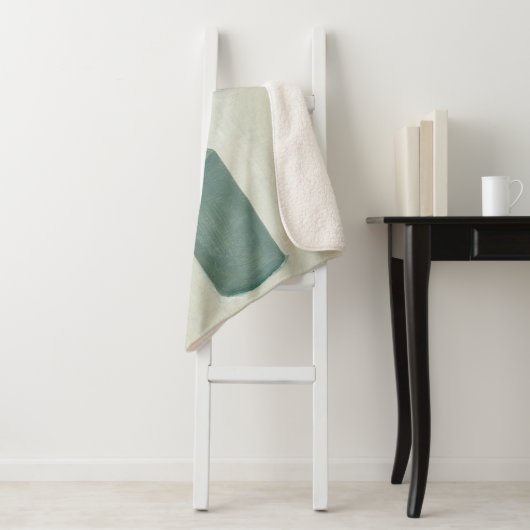 Neutrale Anordnung - Grünflächen in Vase Sherpadecke (Beispiel)