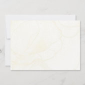 Neutrale Aquarellblütentaufe Danke Karte (Rückseite)