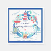 Neutrale Aquarellendusche Serviette (Vorderseite)