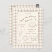 Neutrale Ästhetik eines freundschaftlichen Ernteda Postkarte (Vorne/Hinten)