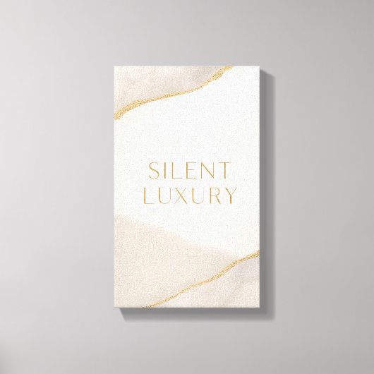 Neutrale ästhetische Leinwand - Ruhe Luxus-Wohnges (Vorderseite)