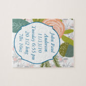 Neutrale Baby-Babyboy oder Girl-Gender-Babystaten Puzzle (Horizontal)