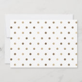 Neutrale Baby-Dusche für das Gold Gender per Mail Einladung (Rückseite)