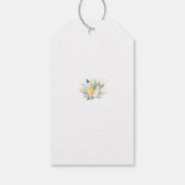 Neutrale Baby-Dusche für Geschlechter Danke Tag Geschenkanhänger (Rückseite)