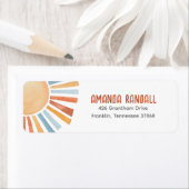 Neutrale Baby-Dusche-Rücksendeadresse (Insitu)