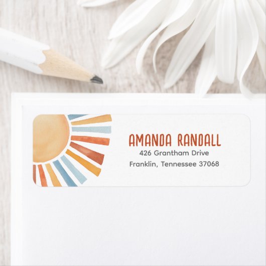 Neutrale Baby-Dusche-Rücksendeadresse (Insitu)