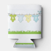 NEUTRALE BABY-DUSCHEN-PARTY-EINZELTEIL-GESCHENKE DOSENKÜHLER (Rückseite)