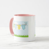 NEUTRALE BABY-DUSCHEN-PARTY-EINZELTEIL-GESCHENKE TASSE (Vorderseite Links)