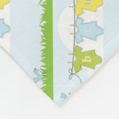 NEUTRALE BABY-DUSCHEN-PARTY-EINZELTEILE FLEECEDECKE (Ecke)