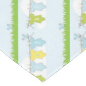 NEUTRALE BABY-DUSCHEN-PARTY-EINZELTEILE TISCHDECKE (Schrägansicht)