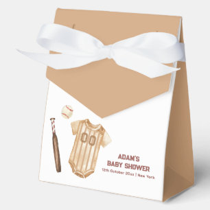 Neutrale Baby-Party für einen kleinen Baseball-Sch Geschenkschachtel
