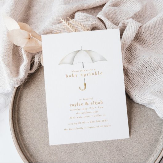 Neutrale Baby Sprinkle Celebration | Dusche Einladung