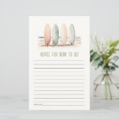 Neutrale Babyausstattung an Bord Surfboard Advice  (Stehend Vorderseite)