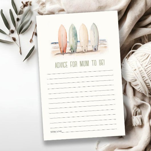 Neutrale Babyausstattung an Bord Surfboard Advice 