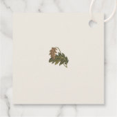 Neutrale Babydusche aus Holz Geschenkanhänger (Rückseite)