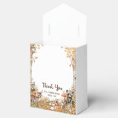 Neutrale Babydusche aus rustikalem Wald Geschenkschachtel (Geöffnet)