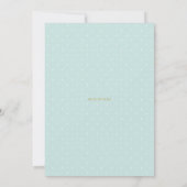 Neutrale Babydusche aus weißem Anemon Einladung (Rückseite)