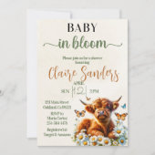 Neutrale Babydusche Einladung (Vorderseite)