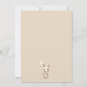 Neutrale Babydusche Einladung (Rückseite)