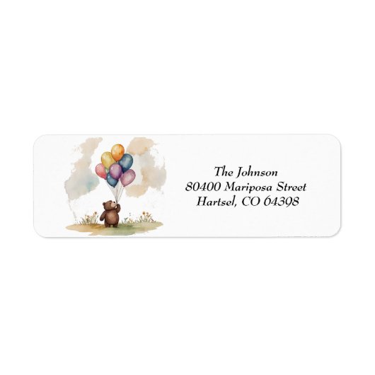 Neutrale Babydusche für Bärenthäuser (Vorne)