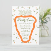 Neutrale Babydusche für Bauern in lokalen Anbaugeb Einladung (Stehend Vorderseite)