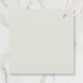 Neutrale Babydusche für das geometrische Geschlech Geschenkanhänger (Rückseite)