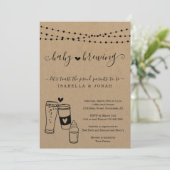 Neutrale Babydusche für das Geschlecht Einladung (Stehend Vorderseite)