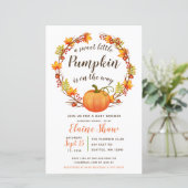 Neutrale Babydusche für das Kürbisgeschlecht (Stehend Vorderseite)