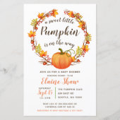 Neutrale Babydusche für das Kürbisgeschlecht (Vorderseite)