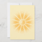 Neutrale Babydusche für das Sonnenlicht Einladung (Rückseite)