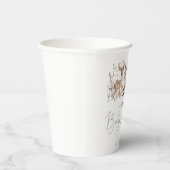 Neutrale Babydusche für das Waldergeschlecht Pappbecher (Rechts)