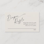 Neutrale Babydusche für Drehbuch-Windeln Begleitkarte (Vorderseite)