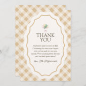 Neutrale Babydusche für Gänse Danke Karte (Vorne/Hinten)