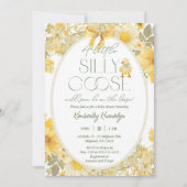 Neutrale Babydusche für kleine Gänse Einladung (Vorderseite)