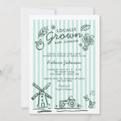 Neutrale Babydusche für männliche Einwohner Einladung (Vorderseite)