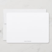 Neutrale Babydusche für moderne Vogelskizze Einladung (Rückseite)