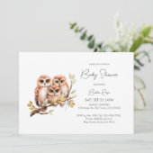 Neutrale Babydusche für niedliches Geschlecht Einladung (Stehend Vorderseite)