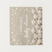 Neutrale Babydusche für Schafe Wandteppich (Vorderseite)