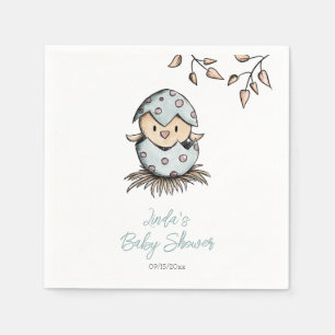 Neutrale Babydusche für Vogelgewässer Serviette