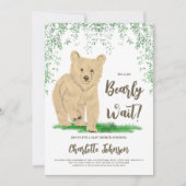 Neutrale Babydusche für Waldbeere Einladung (Vorderseite)