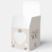 Neutrale Babydusche für Wintertiere Geschenkschachtel (Geöffnet)