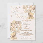 Neutrale Babydusche für zwei Geschlechter Einladung (Vorderseite)