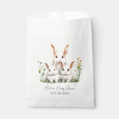 Neutrale Babydusche Geschenktütchen (Vorderseite)