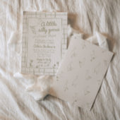 Neutrale Babydusche mit Albernem Gänsegeschlecht Einladung