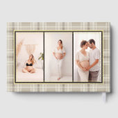 Neutrale Babydusche mit Bärensoft Gästebuch (Rückseite)