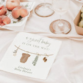 Neutrale Babydusche Neapel für Geschlechter, Gende Serviette