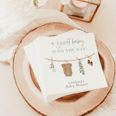 Neutrale Babydusche Neapel für Geschlechter, Gende Serviette