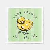 Neutrale Babydusche Serviette (Vorderseite)